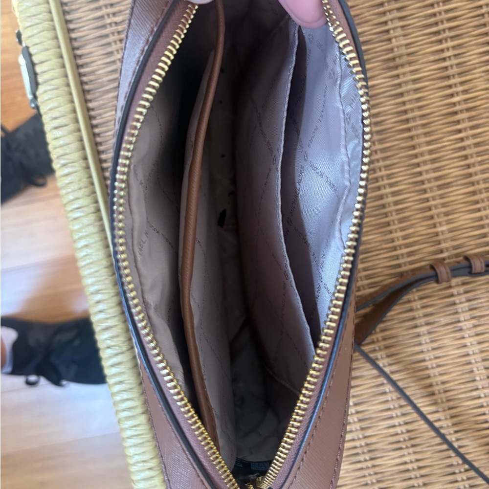 Michael Kors Brown Logo Crossbody Bag - Picture 3 of 3